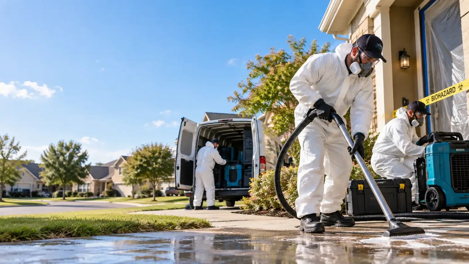 Biohazard Cleanup in Washington Navy Yard, DC